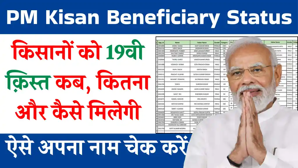 PM Kisan Beneficiary Status Check