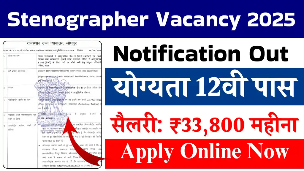 Stenographer Vacancy 2025 (1)